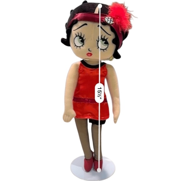 Kellytoy Betty Boop Flapper Rag Doll 15.5 Inch Vintage - Picture 5 of 7